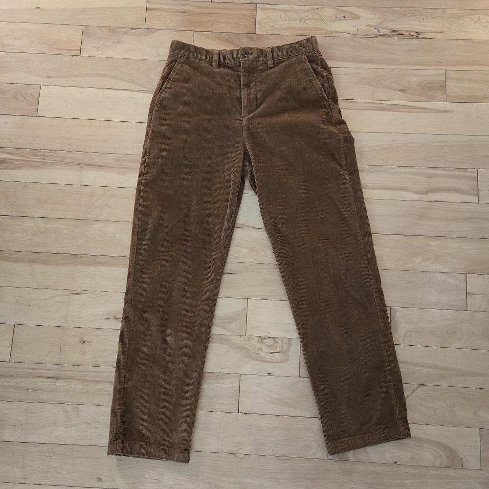 GAP Brown Corduroy Straight Leg Pants